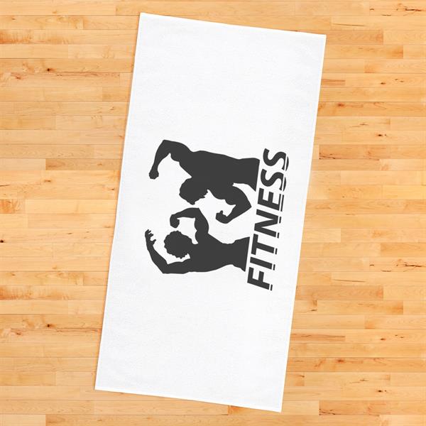 Fitness Desenli Spor Havlusu Fitness Havlusu 80x160 SPR03