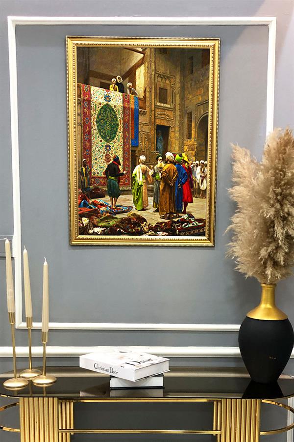 Halı Satıcısı Tablosu Portresi 50x70CM