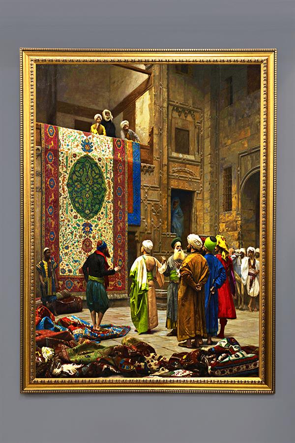 Halı Satıcısı Tablosu Portresi 50x70CM
