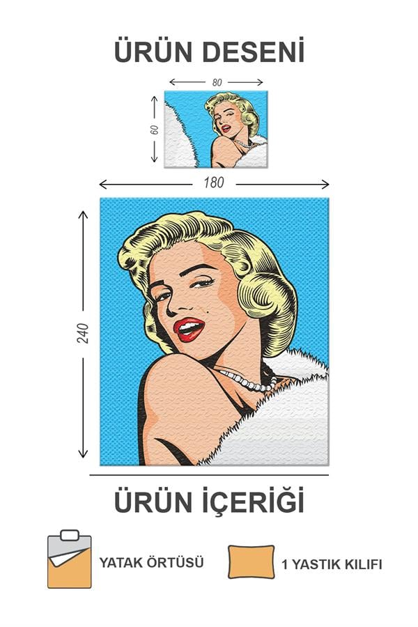 Kapitoneli Pamuk Dolgulu Kadife Kumaş Modern Desenli Premium Kalite Yatak Örtüsü Seti