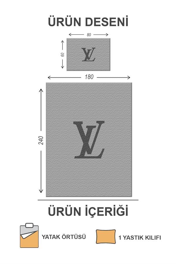 Kapitoneli Pamuk Dolgulu Kadife Kumaş Modern Desenli Premium Kalite Yatak Örtüsü Seti