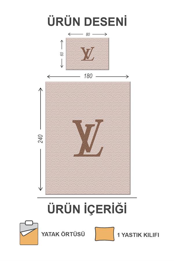 Kapitoneli Pamuk Dolgulu Kadife Kumaş Modern Desenli Premium Kalite Yatak Örtüsü Seti