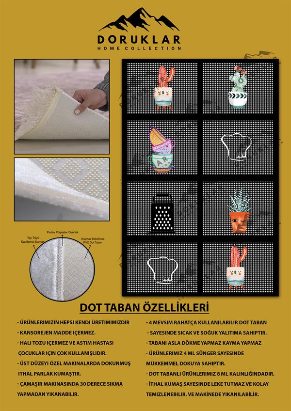 Kaymaz Taban Dijital Baskı Yıkanabilir Modern Desenli Mutfak Halısı
