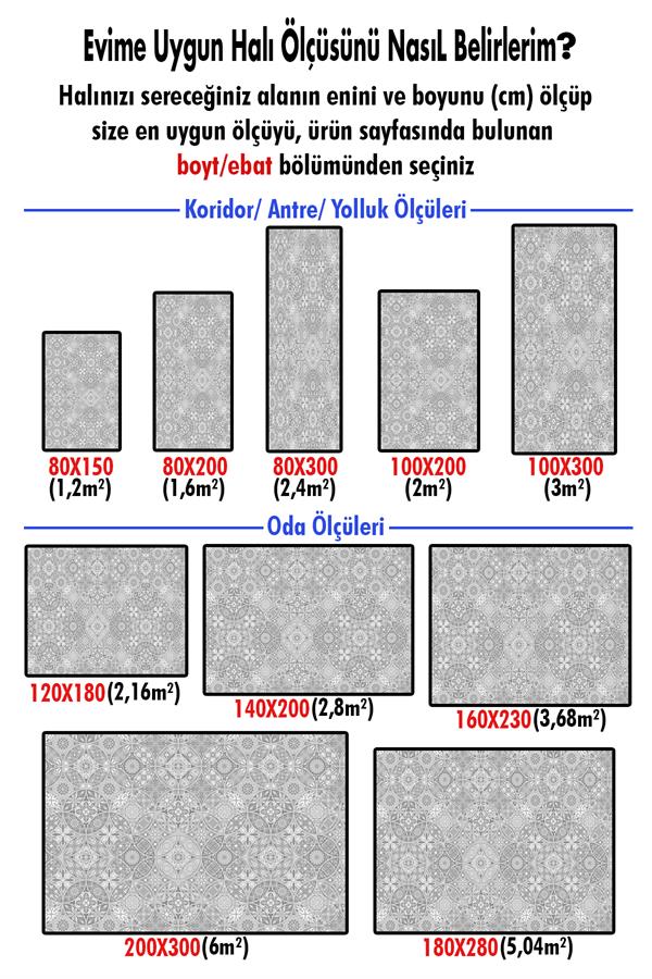 Kaymaz Taban Yıkanabilir Çapa Desenli Çocuk Halısı