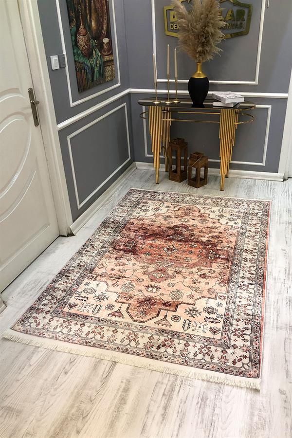 Kaymaz Taban Yıkanabilir Vintage Halı