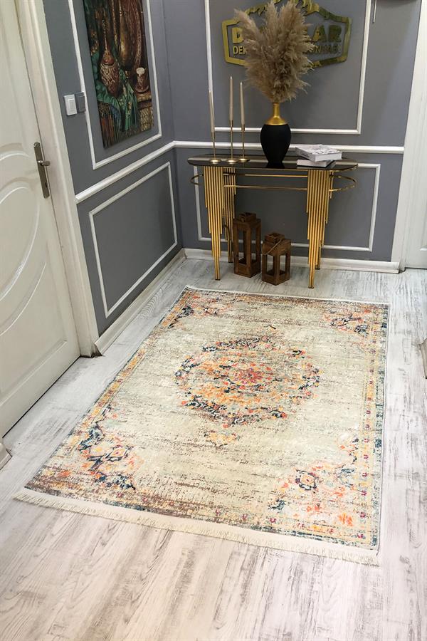 Kaymaz Taban Yıkanabilir Vintage Halı
