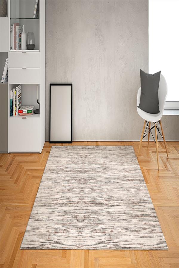Kaymaz Tabanlı Yıkanabilir Dekoratif Desenli Dot Taban Halı