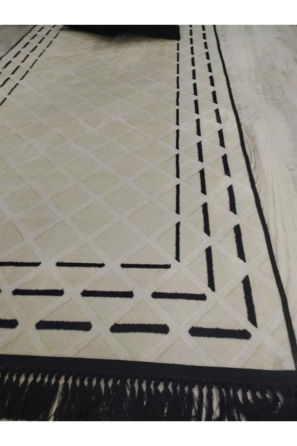 Kaymaz Tabanlı Yıkanabilir Dekoratif Modern Desenli Dokuma Taban Halı
