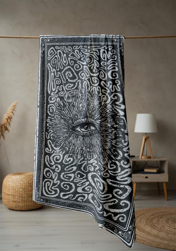 Modern Desenli Dijital Baskı Plaj Deniz Havlusu Peştamal 80x160 Cm BRS021