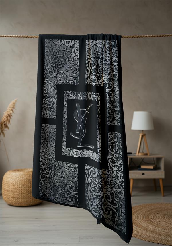 Modern Desenli Dijital Baskı Plaj Deniz Havlusu Peştamal 80x160 CM LUX27