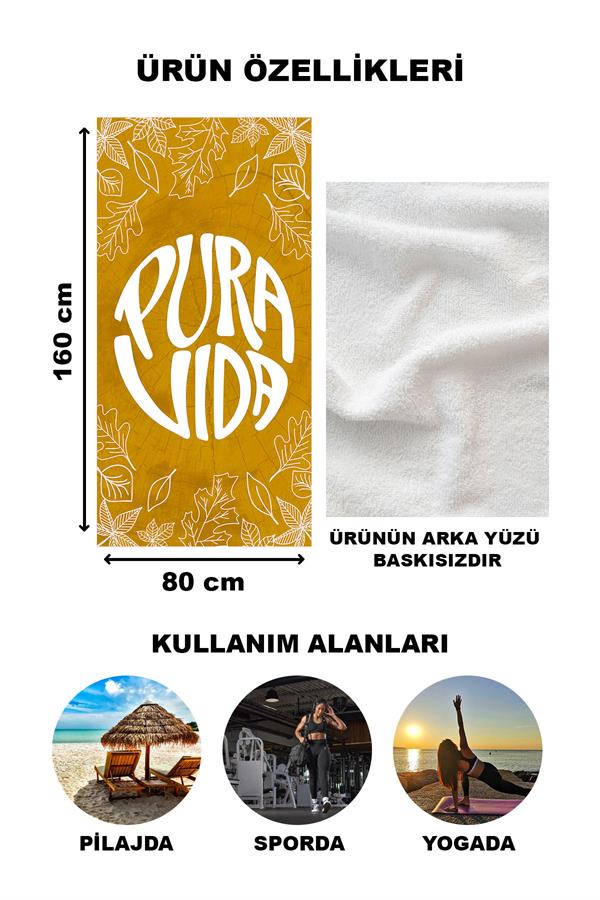 Modern Desenli Plaj Deniz Havlusu Peştemal 80x160 CM OPT03