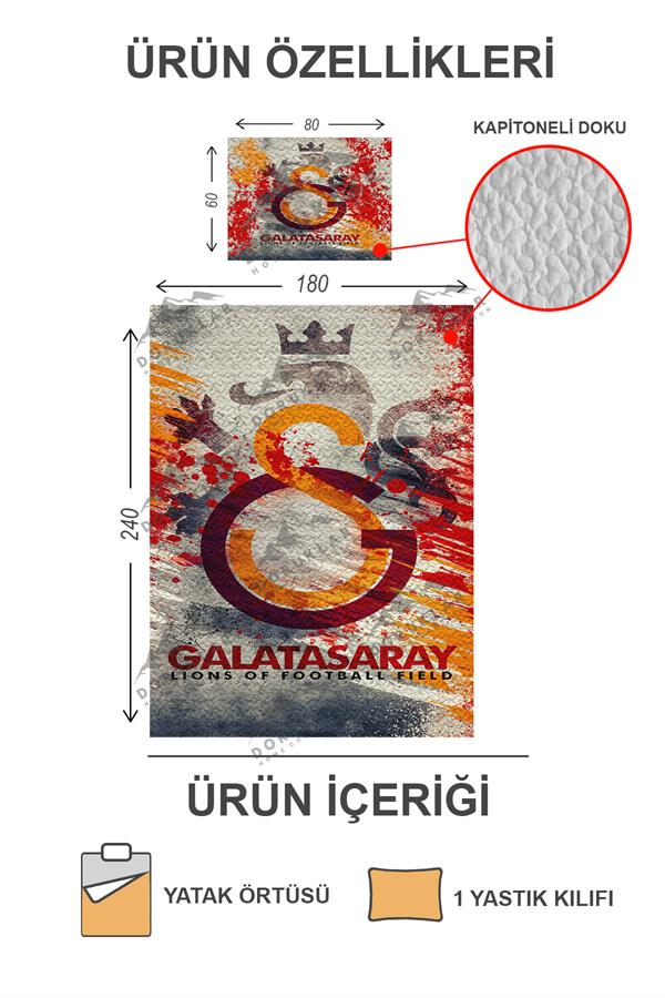 Pamuk Dolgulu Kadife Kapitoneli Modern Desenli Çocuk Yatak Örtüsü