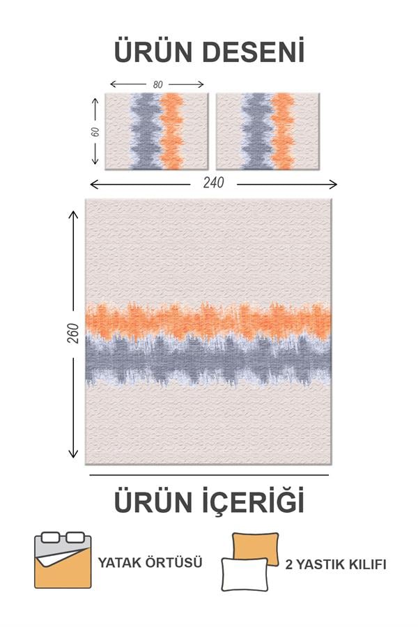 Pamuk Dolgulu Kapitoneli Kadife Kumaş Modern Desenli Çift Kişilik Kapitone Yatak Örtüsü Seti