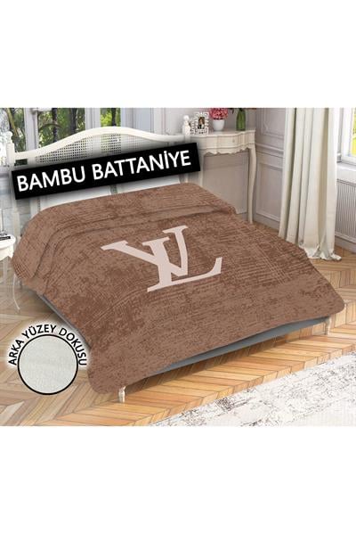 Dekoratif Modern Desenli %100 Bambu Kumaşlı Battaniye