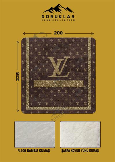 Dekoratif Modern Desenli %100 Bambu Kumaşlı Battaniye