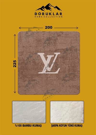 Dekoratif Modern Desenli %100 Bambu Kumaşlı Battaniye