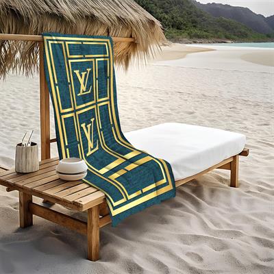 Dekoratif Modern Desenli Plaj Deniz Havlusu Peştamal 80x160 CM LUX44