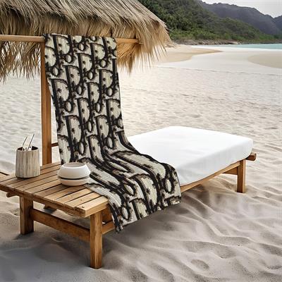 Dekoratif Modern Desenli Plaj Deniz Havlusu Peştamal 80x160 CM LUX63