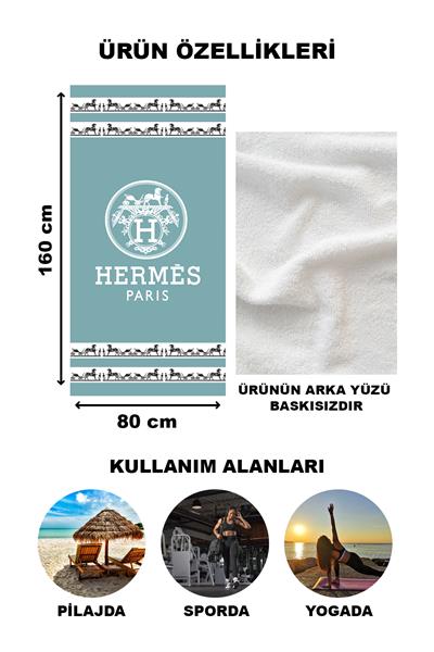 Dekoratif Modern Desenli Plaj Deniz Havlusu Peştamal 80x160 CM LUX75
