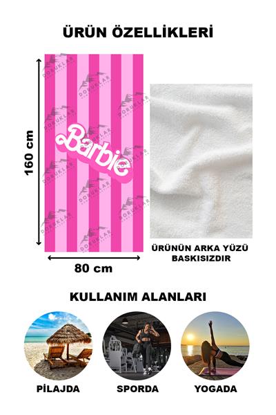 Dekoratif Modern Desenli Plaj Deniz Havlusu Peştamal 80x160 CM PİKA24