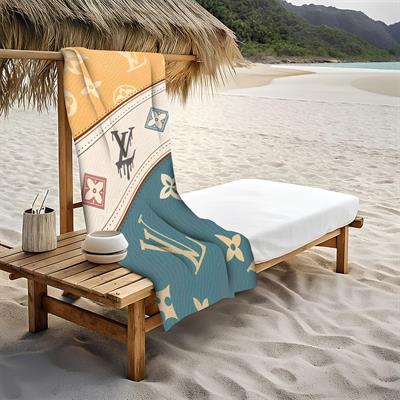 Dekoratif Modern Desenli Plaj Deniz Havlusu Peştamal 80x160 CM LUX43