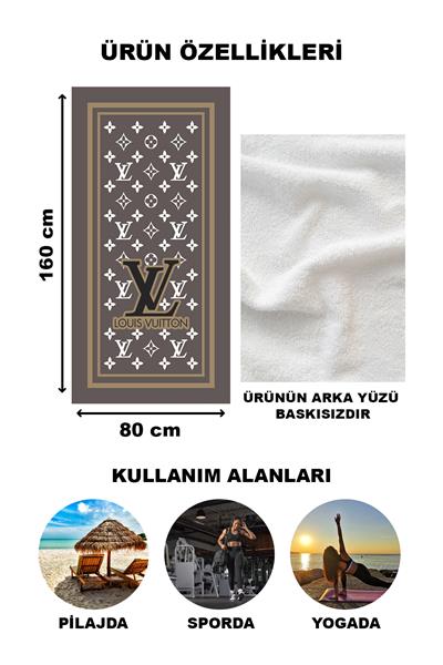 Dekoratif Modern Desenli Plaj Deniz Havlusu Peştamal 80x160 CM LUX88