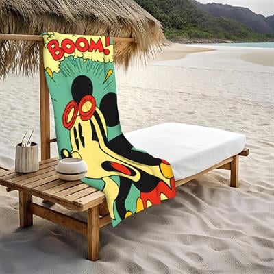 Dekoratif Modern Retro Desenli Plaj Deniz Havlusu Peştamal 80x160 CM RTR10