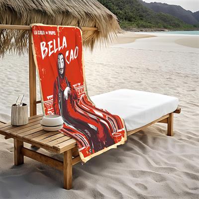Dekoratif Modern Retro Desenli Plaj Deniz Havlusu Peştamal 80x160 CM RTR03