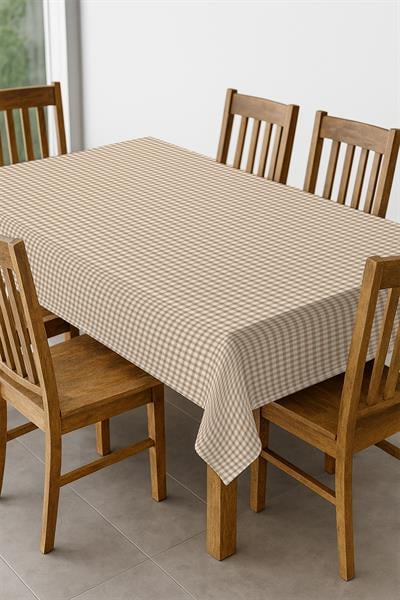 Dijital Baskı Pamuklu Keten Kumaş 150x200cm Masa Örtüsü - Runner Hediyeli MSRT015
