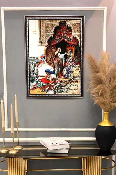 Düğüne Hazırlık Tablosu Portresi 50x70CM