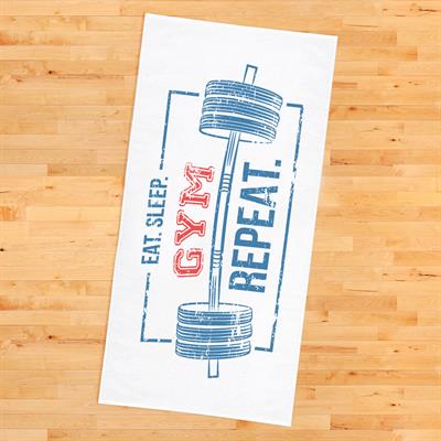 Gym Halter Fitness Desenli Spor Havlusu Fitness Havlusu 80x160 SPR02