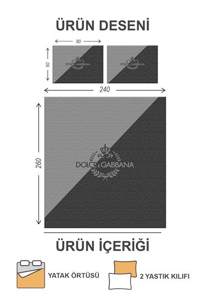 Kapitoneli Pamuk Dolgulu Kadife Kumaş Modern Desenli Premium Kalite Yatak Örtüsü Seti