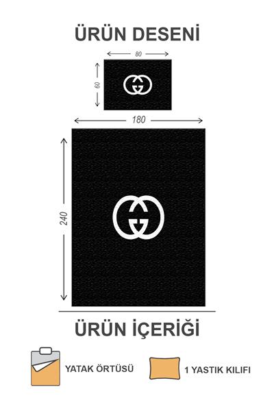 Kapitoneli Pamuk Dolgulu Kadife Kumaş Modern Desenli Premium Kalite Yatak Örtüsü Seti