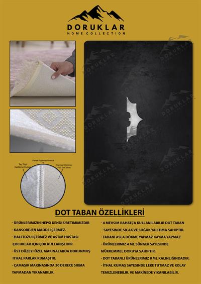Kaymaz Taban Makinada Yıkanabilir Dijital Baskı Batman Desenli Genç Odası Halısı