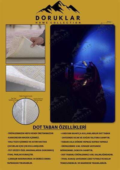 Kaymaz Taban Makinada Yıkanabilir Dijital Baskı Araba Desenli Çocuk Odası Halısı Dot Taban Halı RHR05