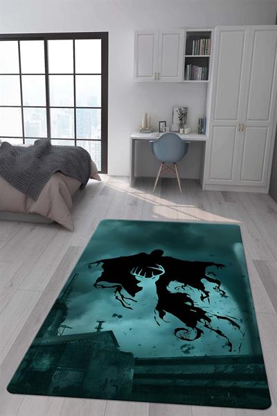 Kaymaz Taban Makinada Yıkanabilir Harry Potter Desenli Çocuk Halısı