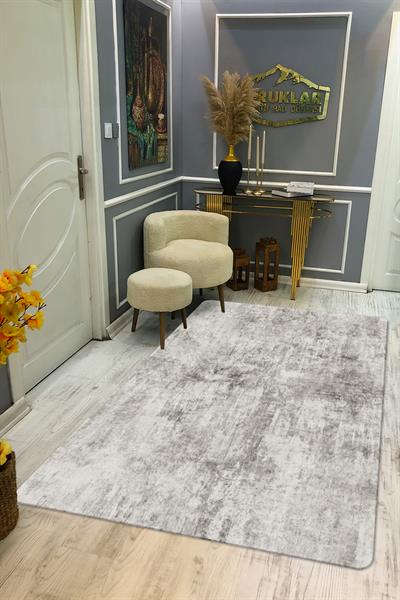 Kaymaz Taban Yıkanabilir Dijital Baskı Dekoratif Modern Desenli NesV2 Serisi Dot Taban Halı N2S15