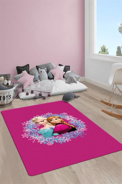 Kaymaz Taban Yıkanabilir Elsa Desenli Çocuk Halısı
