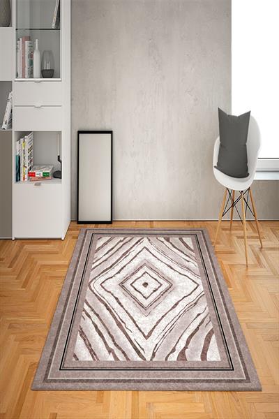 Kaymaz Tabanlı Yıkanabilir Dekoratif Desenli Dot Taban Halı