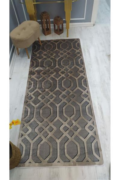 Kaymaz Tabanlı Yıkanabilir Örüntü Model Desenli Dot Taban Halı