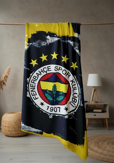 Modern Desenli Dijital Baskı Plaj Deniz Havlusu Peştamal 80x160 CM TRF09