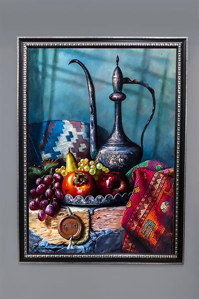 Natürmort Desenli Çerçeveli Duvar Tablosu 50x70cm NAT11