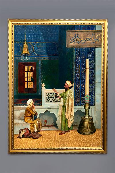 Oryantalist Desenli Çerçeveli Tablo Duvar Tablosu 50x70cm ORYNTL10