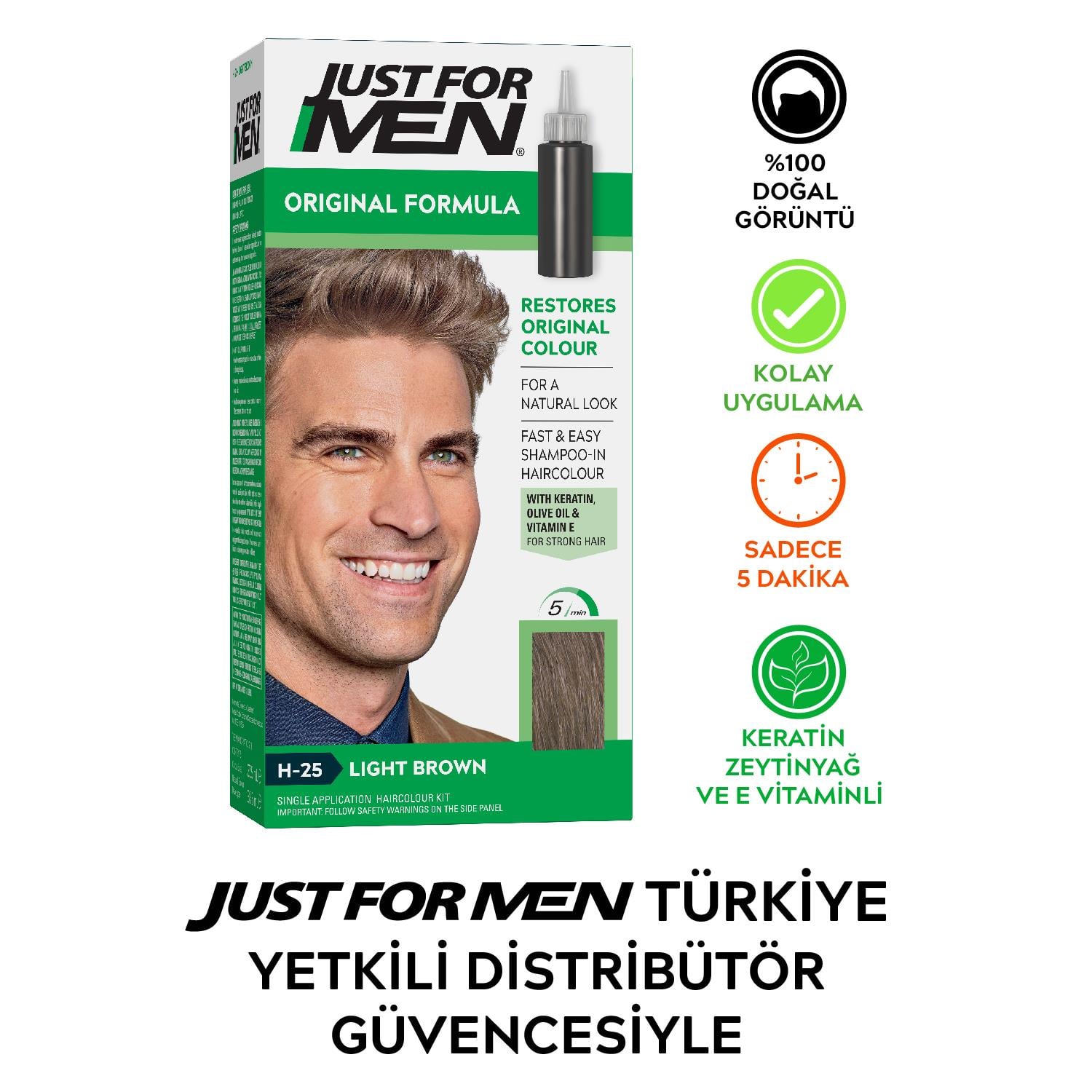 Saç Boyası Açık Kahve