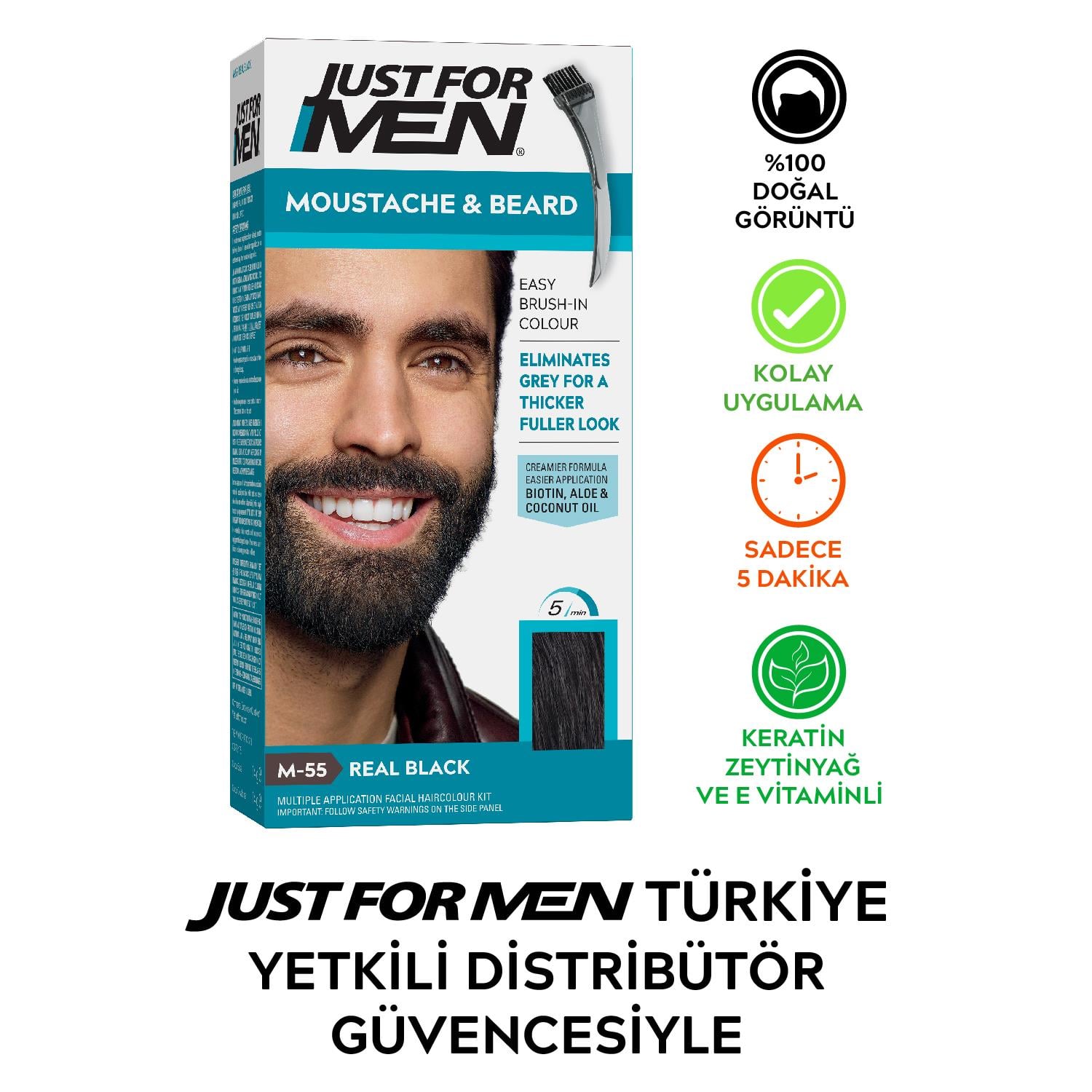 Sakal & Bıyık Boyası Siyah