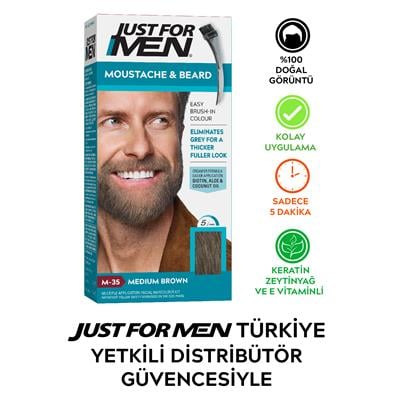 Sakal & Bıyık Boyası Orta Kahve