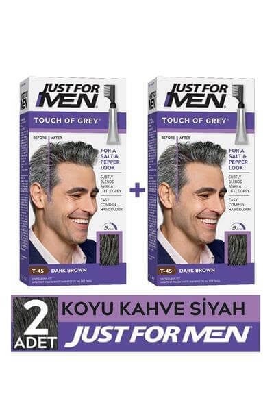 Touch of Grey Koyu Kahve 2'li Set