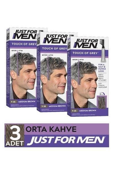 Touch of Grey Orta Kahve 3'lü Set