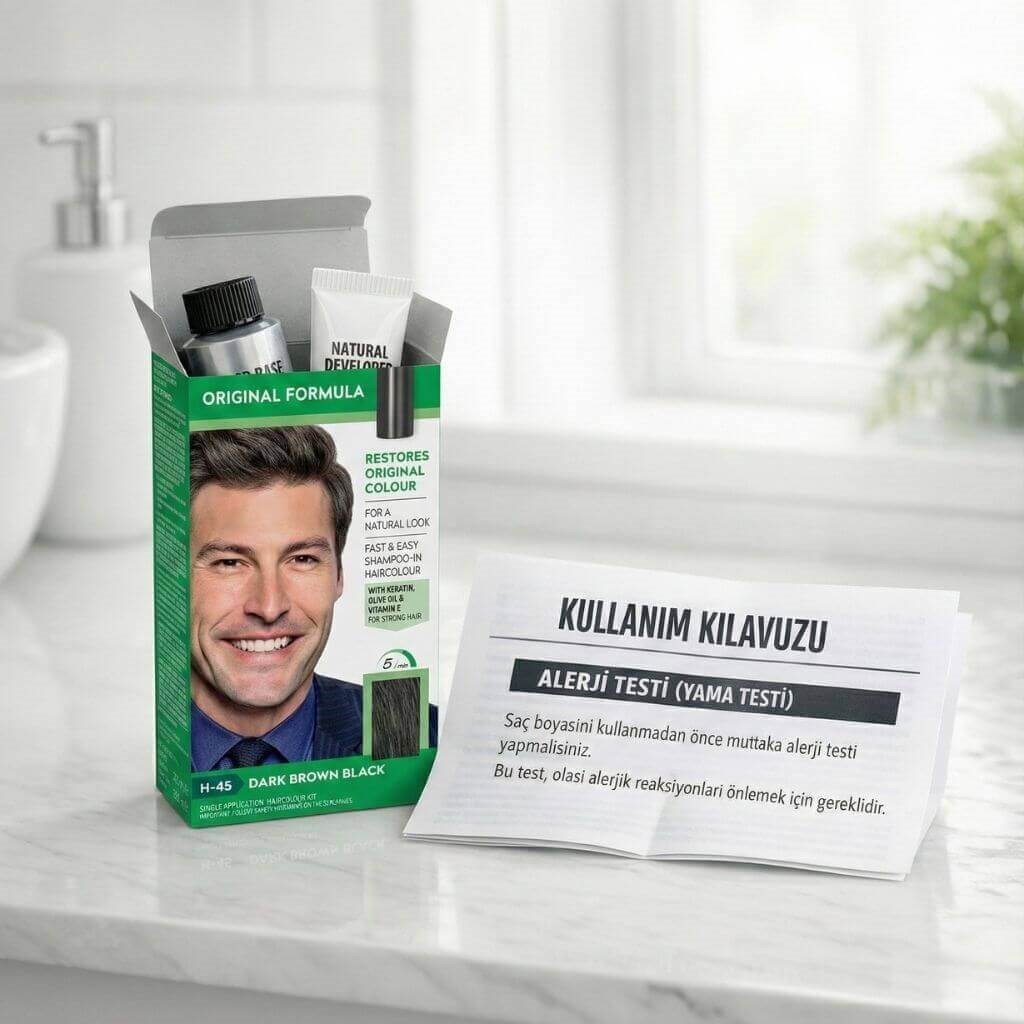 Just For Men Türkçe kullanım kılavuzu ve güvenlik talimatları