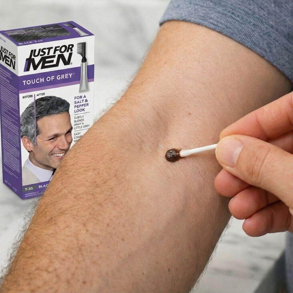 Just For Men Alerji Testi Uygulama Görseli